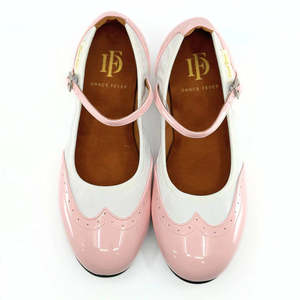 Juju: Dance Fever Rock n Roll Flat Leather Sole 2083