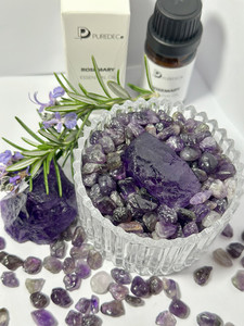 Products: Amethyst Crystal Chips Bowl Puredeco