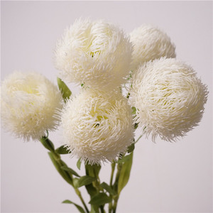 Products: Artificial Dianthus White Ball Puredeco