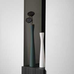 Products: Slender Brushed Ceramic Vase Puredeco
