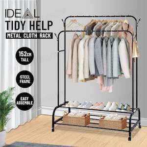 DOUBLE CLOTHES RACK