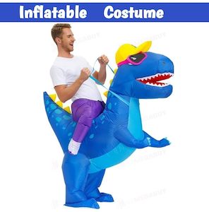 Dinosaur Fancy Dress Inflatable Suit - Fan Operated Costume