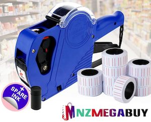 Art: PRICE TAG GUN LABELER with 10/20/30 ROLLS PAPER + SPARE INK
