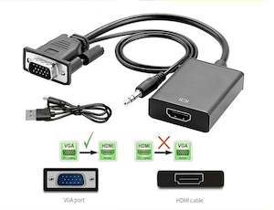 VGA Male to HDMI Female