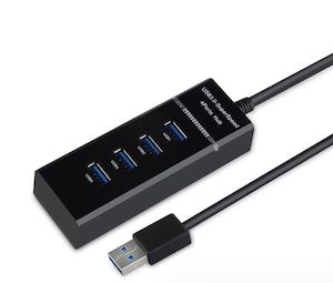 4 Port USB 3.0 Multi High Speed HUB Splitter Expansion Desktop Laptop