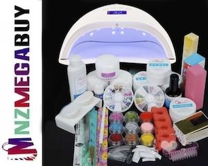 Nail Art 80W UV lamp UV Gel Acrylic Powder Glitter*E1 -- Nail Combo-- 308 +  80W UV“