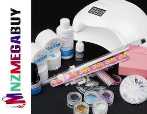 Jewellery Watches: Nail art kit 188 +  80W UV Lamp *Nail Combo