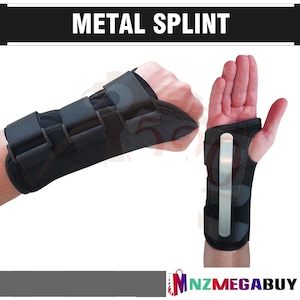 Sports Fitness: Superb Metal Splint Wrist Support Adjustable *6 Sizes