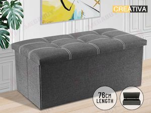 Portable Ottoman Storage 76cm "Grey"