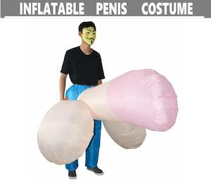 Party Festive Supplies: Inflatable Willy Suit Costume Penis Adult Novelty Fancy Dress Party