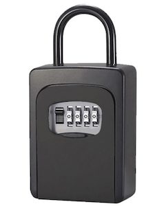 Security Lock Alarms: Weather Resistant 4 Digit Key Safe Box Holder Storage * 2 Colors