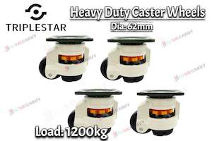 Outdoor Furniture: Swivel Castor Caster 125mm Transport Rolling Wheel Towing Rollers