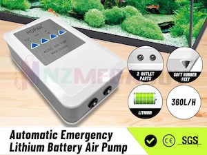 Air Pump Automatic Emergency Lithium Battery 360L/ Hour