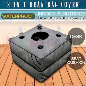 Bean Bag Covers: LAZY BEAN® OXFORD BEAN BAG OTTOMAN COVER