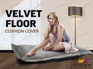 Bean Bag Covers: LAZY BEAN® Velvet Floor Cushion cover * 135 x 105CM
