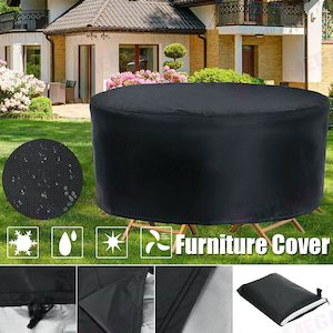 Outdoor Furniture Covers: Furniture cover * Round 2.3m Cover Waterproof Garden Table Shelter