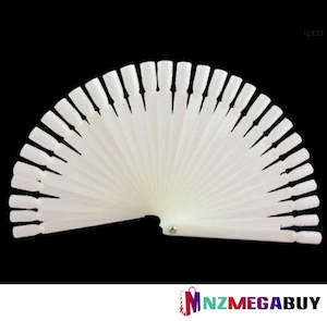 Heath Beauty: 50 x Nail Art Tips Polish Practice Display Foldable