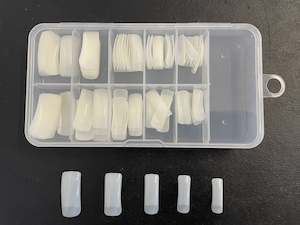 Nail tips, Half Natural tips, 100pcs Natural French Acrylic False Full Nail Tips&hellip;