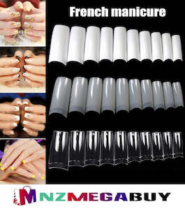 Nail tips, french nail tips, 100PC White Acrylic  French FALSE NAIL ART TIPS* Na&hellip;