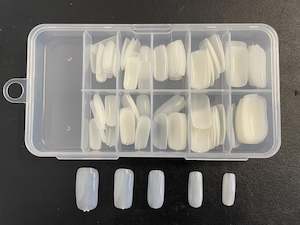Nail tips, Full Natural tips, 100pcs Natural French Acrylic False Full Nail Tips&hellip;