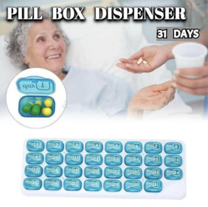 Tablet Pill Box Holder Medicine storage case 31 days