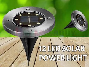 Electrical Lighting: 12LED Solar LED Lights, solar floor lights