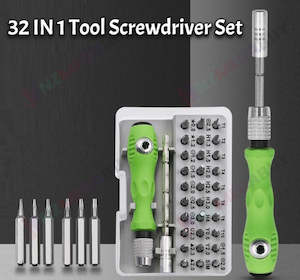 Tools: 32 in 1 Screwdriver Repair Tool Set For iPhone Cell Phone Tablet PC