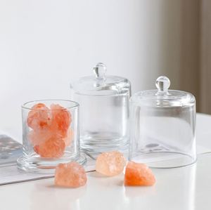 Crafts: Cloche Candle Glass Jar with Clear Glass Dome 120ml/210ml/390ml