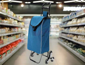 Shopping Cart Trolley Basket * Blue