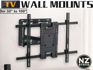 Electronics Photography: TV Wall Mount Bracket Heavy Duty Double Arm 32"-100"