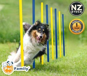 Pets Animals: Dog Agility Weave Poles