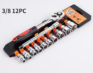 Ratchet Wrench Socket Set 12Pcs