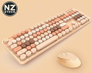 Wireless Keyboard And Mouse Set Rechargeable Full Size Usb Keyboard Mouse Combo