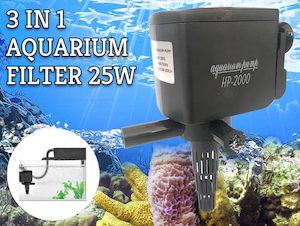 Pets Animals: Aquarium Water Pump Filter 3 in 1