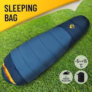 Outdoor Winter Camping Envelope Sleeping Bag Single  - 5°C