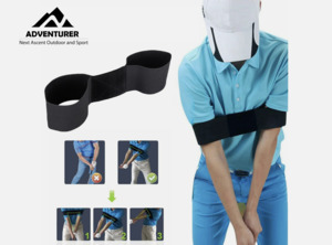 Sports: Golf Swing Training Aid Golf Arm Band Posture Motion Correction Belt