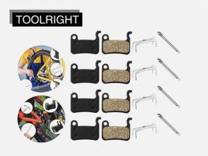 2 pair Mountain Bike Bicycle Disc Brake Pads For Shimano Hydraulic Mechanical