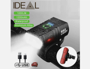 Bike Light Set Rechargeable