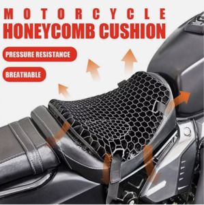 Trade Me Motors: Universal Motorcycle Seat Cushion Cover Comfort Gel Pillow Pad Pressure Relief