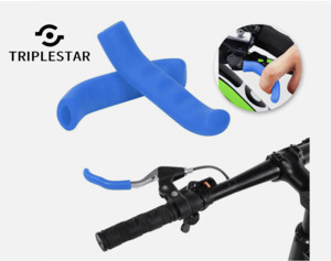 Sports Fitness: 1Pair MTB Bicycle Grips Sleeves Bike Protector Covers Silicone Brake Lever * 2 Colors