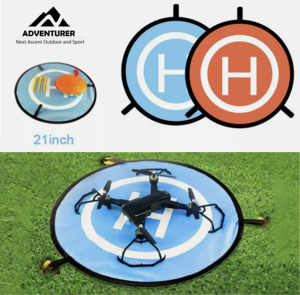 Protective Fast-fold Drone Landing Pad Mat Foldable Drone Parking Apron Pad 55CM