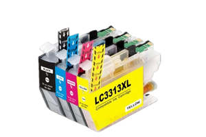Art: High-Yield Compatible Brother LC3313 Ink Cartridges – Black & Colour