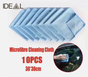 Home Garden Nz: 10pcs Microfibre Cleaning Cloth Microfiber Dish Car Towel Glass 30x30cm