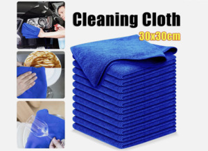 10pcs Car Soft Microfibre Cloth Dish Glass Bulk Cleaning Microfiber Gym Towels