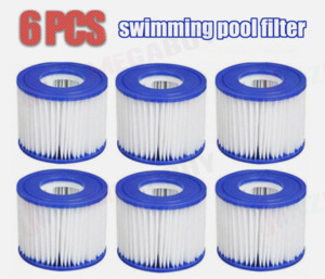 6x Replacement Lay Z Spa Filter Cartridge Size VI 58323 Bestway Cartridge