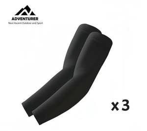3 Pairs Cooling Sport Arm Sleeves – UV Protection for Golf, Cycling & Outdoor Sports
