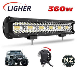 360W LED Light Bar 45cm – IP67 Off-Road Spot Light