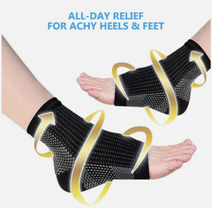 Sportswear Activewear Nz: Plantar Fasciitis Compression Arch Support Socks – 2 Sizes