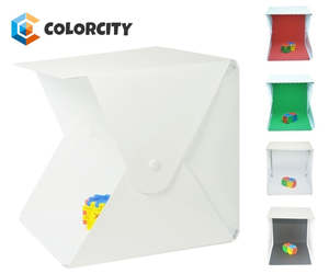 Portable LED Photography Light Tent with Backdrops