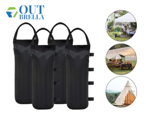 Home Garden Nz: 4-Pack Gazebo Sand Weight Bags – Black